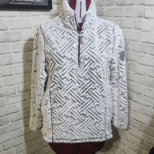 Women's White Fleece Jacket